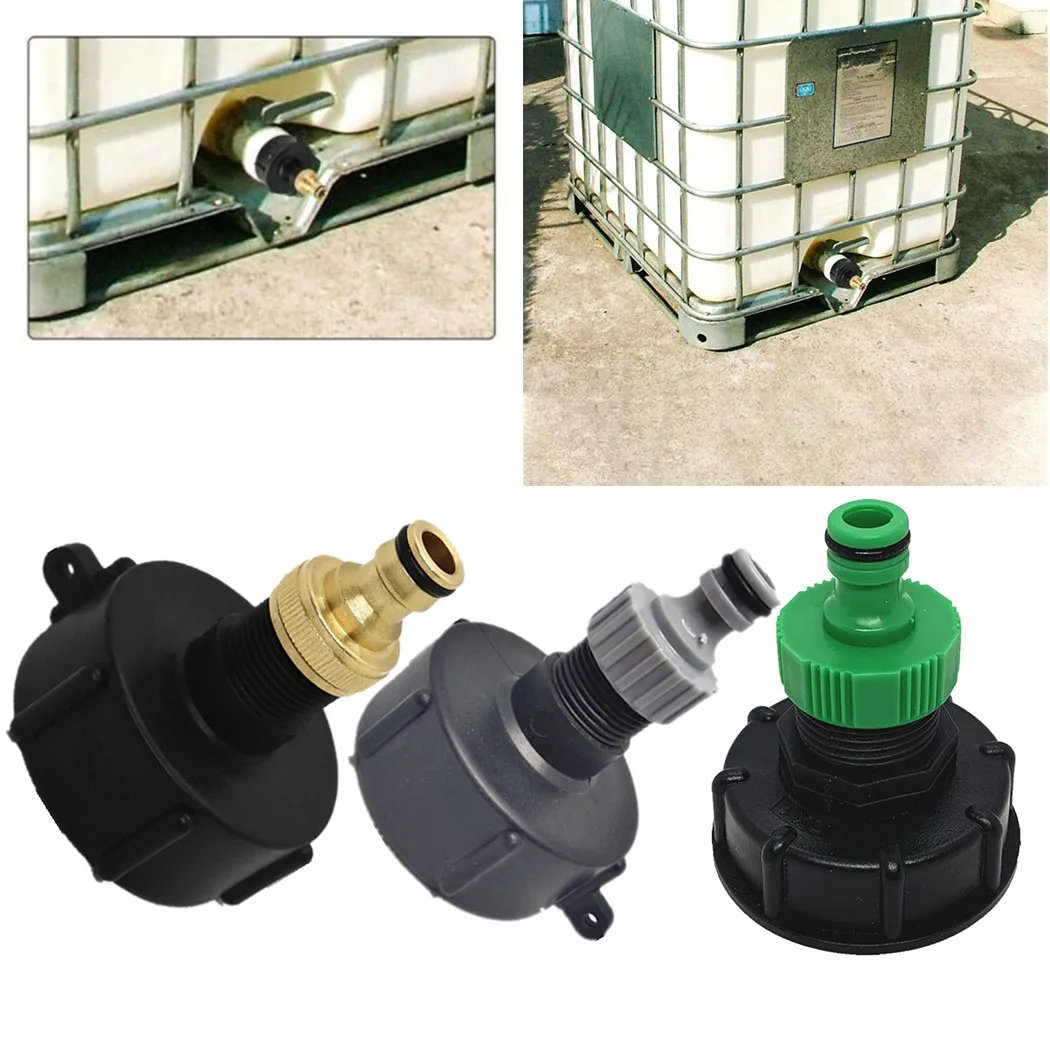

For IBC Hose Adapter 3/4" Connector S60x6 For IBC Water Tank Rain 1000L Hose Valve Adapter Garden Watering Equipment Part Tool