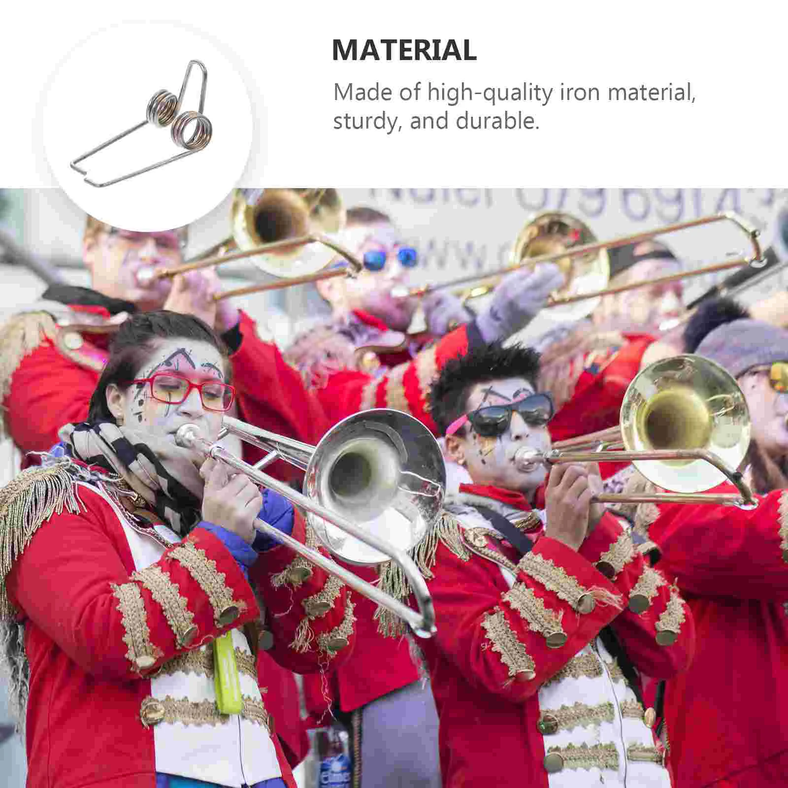 10 Pcs Water Key Spring Trumpet Drain Clique Parts Mountings Knit Springs Watergate Draining Components