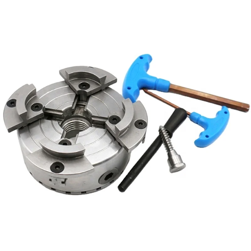 

High speed KP96E 4 jaw Wood working Scroll Lathe Chucks