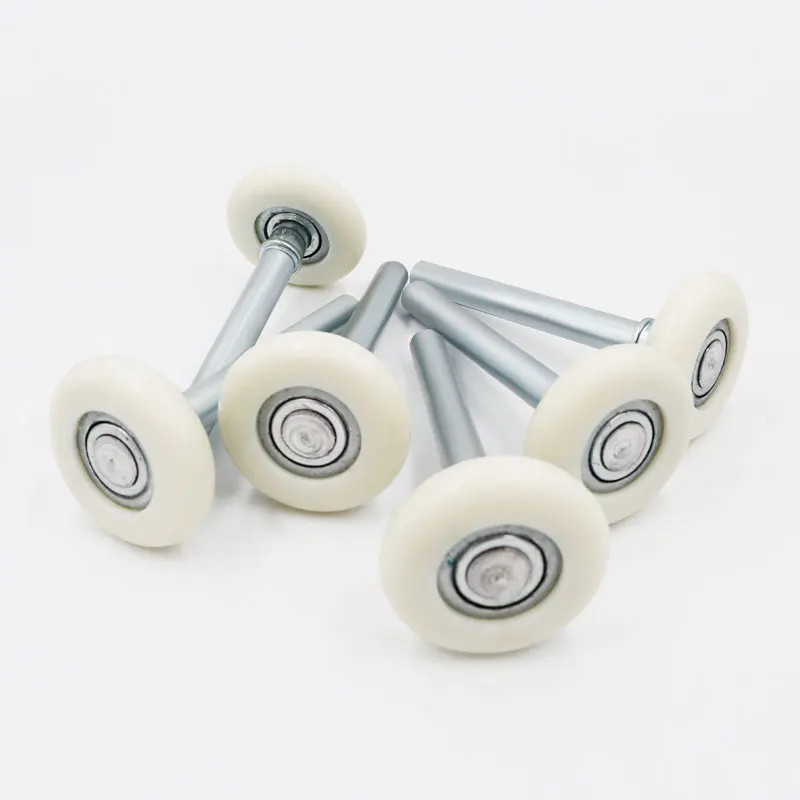 Heavy Duty White Nylon Garage Door Roller Wheel Ball Sealed Bearing 105mm/120mm/175mm Length suit for heaviest of doors 1pc sliding door roller,sliding door pulley,nylon bearing pulley