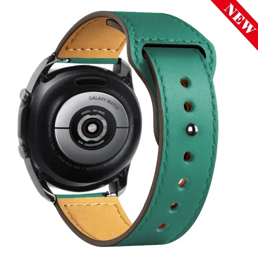 Elegant Leather Watch Strap - Premium 20mm/22mm Bracelet