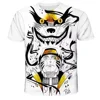 New Fashion Sonic T Shirt Summer Short Sleeve O-neck Cool Tshirt Kakashi Tees for Baby Boys Kids Casual Tops Girls 3d T-shirt 4