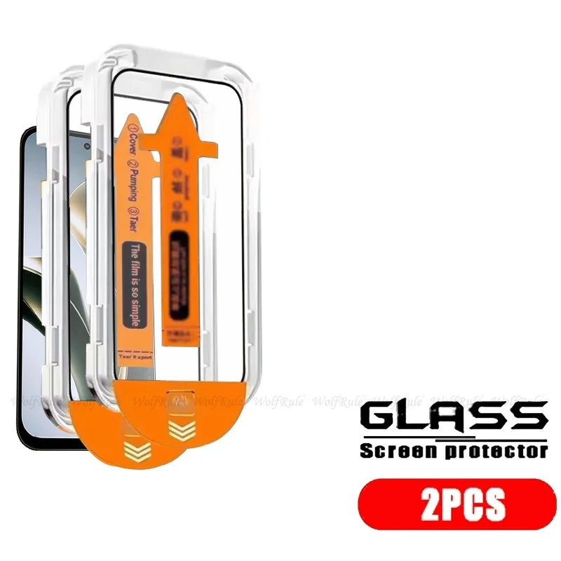 Poco C95 Pro Tempered Glass Screen Protector - Easy Install, 9H Durability, Dust-Free, Pack of 1/2/3/4