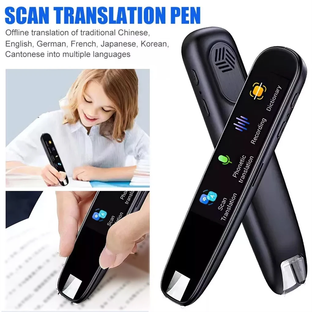 Smart Voice Translator Pen For Instant Language Translation Instant Smart Voice Translator Book Literature Translation Tools voice translator,language translator,translation pen
