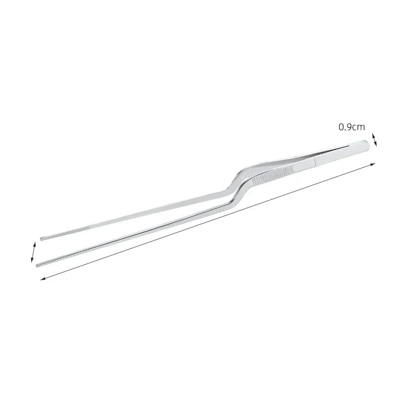 Colorful 6/8/12-Inch Kitchen Tongs, Stainless Steel Culinary Precision Tweezer BBQ Tongs-Food Styling Baking Decor