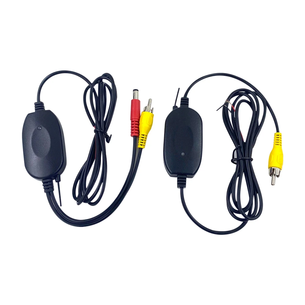 최신 2.4 Ghz 무선 후면보기 카메라 RCA 비디오 송신기 및 수신기 자동차 백미러 모니터 무선 트랜시버 모듈