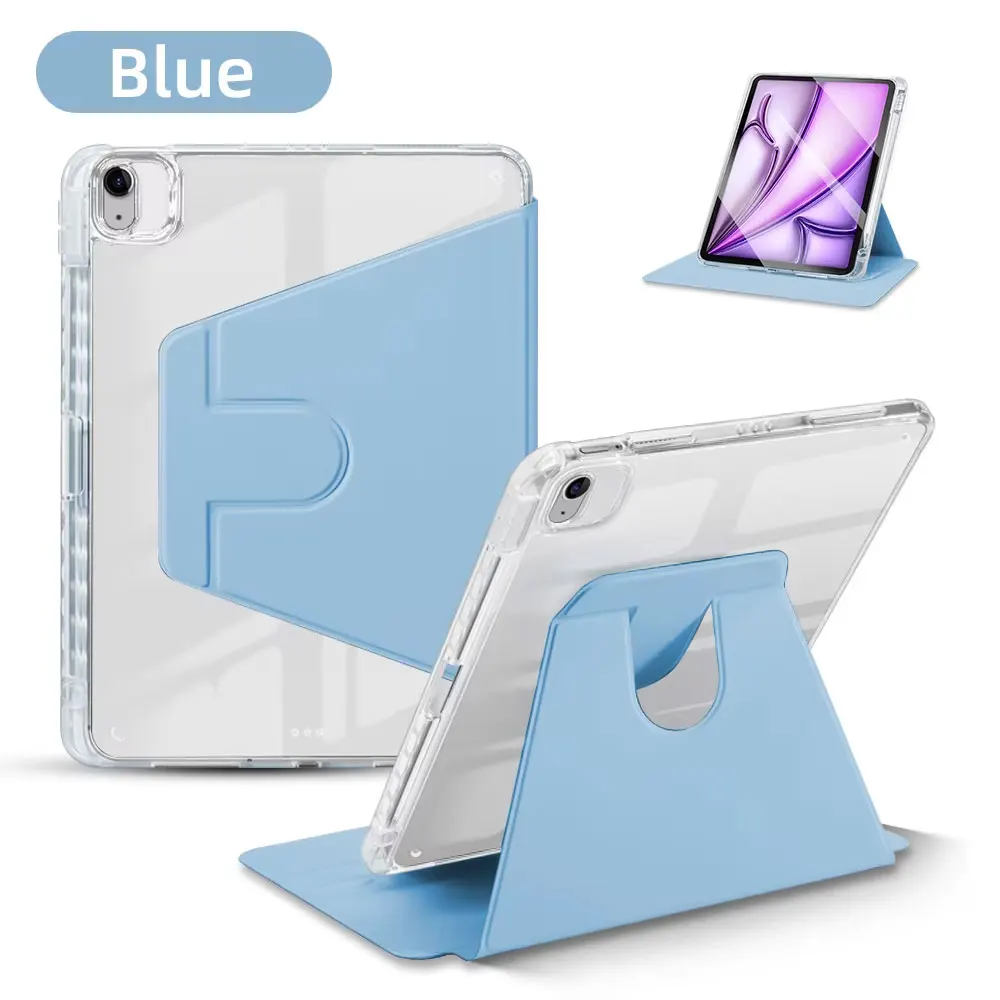 360° Rotation Protective iPad Case with Versatile Stand Feature