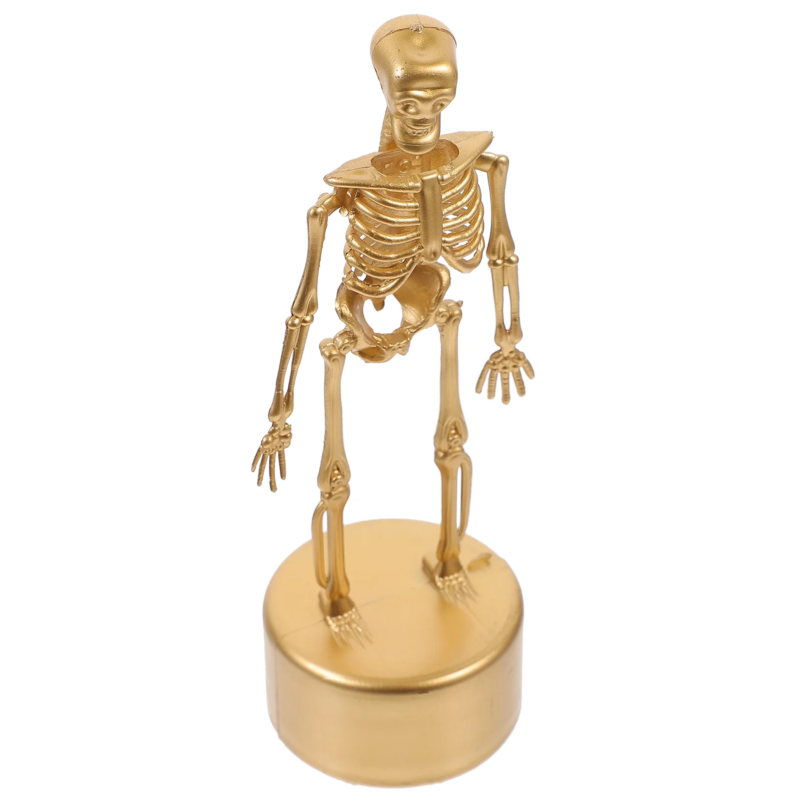 

Skeleton Trophy Skull Party Favor Prizes Gold Bones Game Awards Halloween Skeleton Figurine Statue Sculpture Costume Contest
