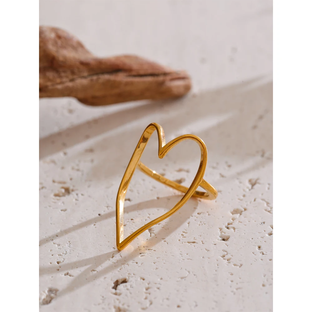 Yhpup Ring Stainless Steel Fashion