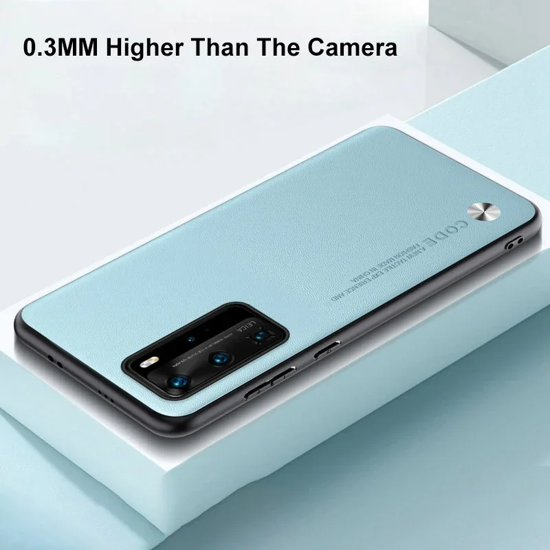 Luxurious Matte PU Leather Phone Case with Full Protection