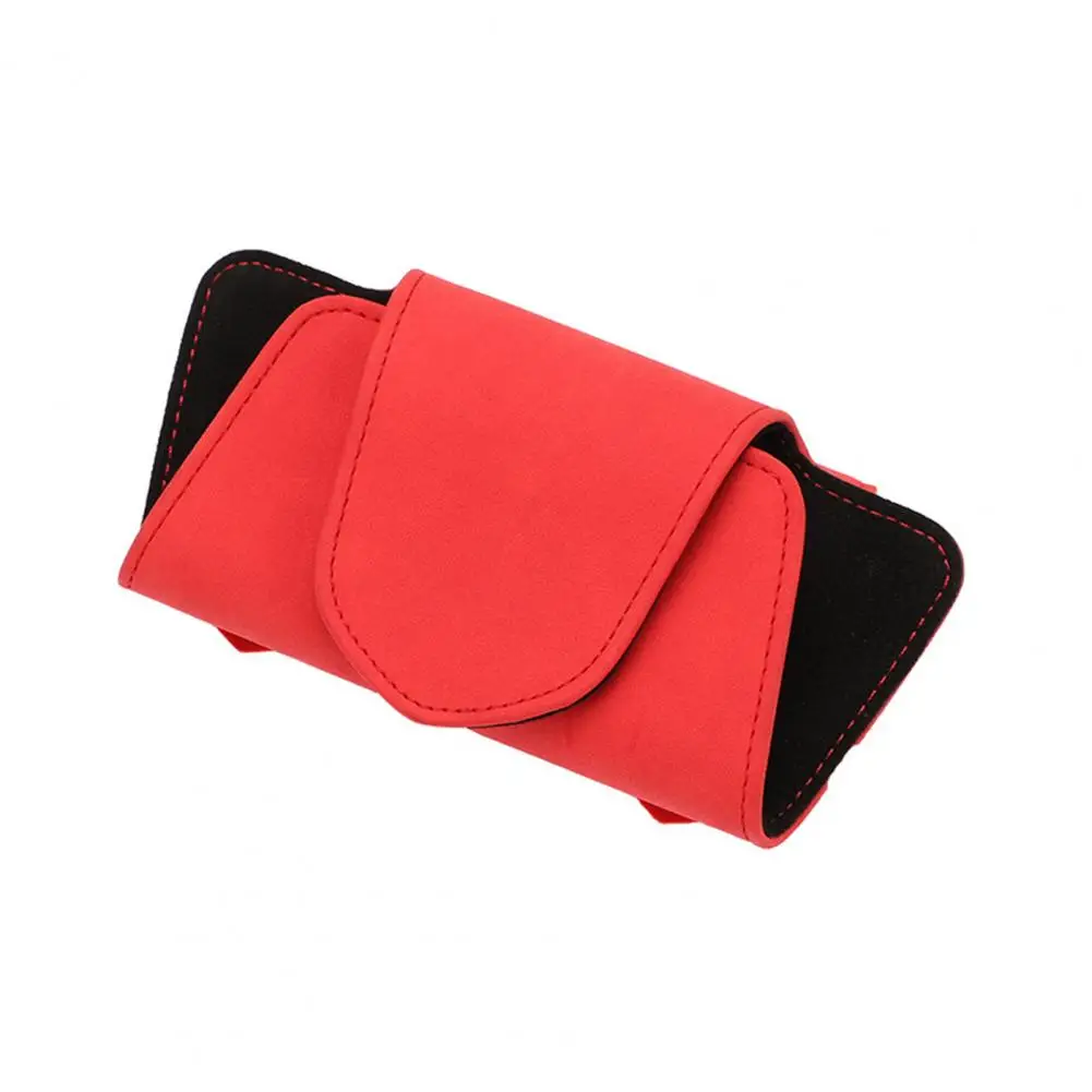 

Car Visor Sunglass Holder Car Sun Visor Storage Box Versatile Car Sunglasses Organizers Suede Storage Box Clip for Sun Visor