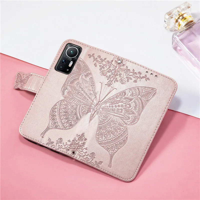 

Butterfly Leather Flip Case For POCO X3 Pro X3 NFC GT F2 M3 Pro 5G Wallet Case For Xiaomi Poco F3 M3 M4 X4 Pro GT 5G Cover Funda