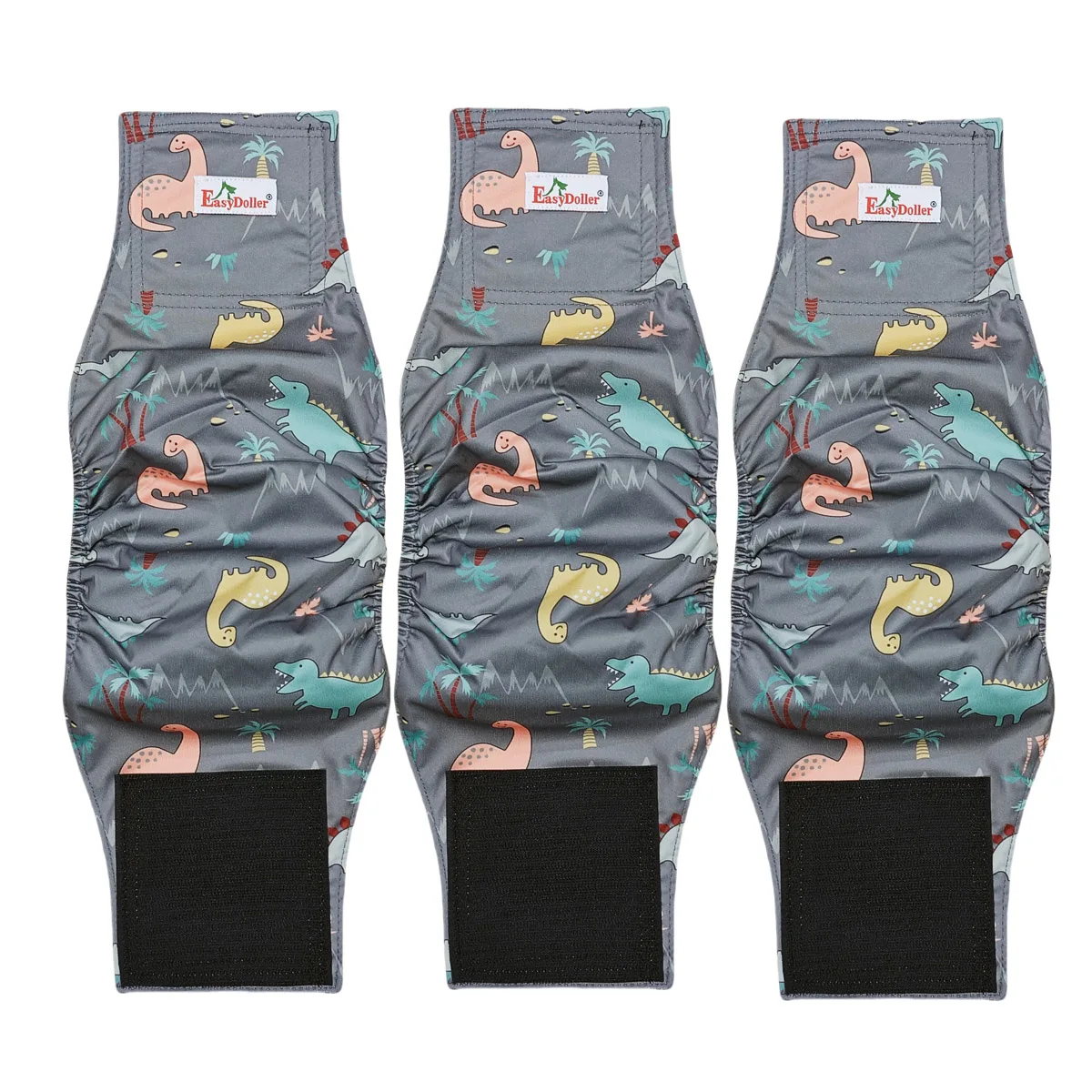 Male Dog Diaper Washable Reusable 3 Pcs