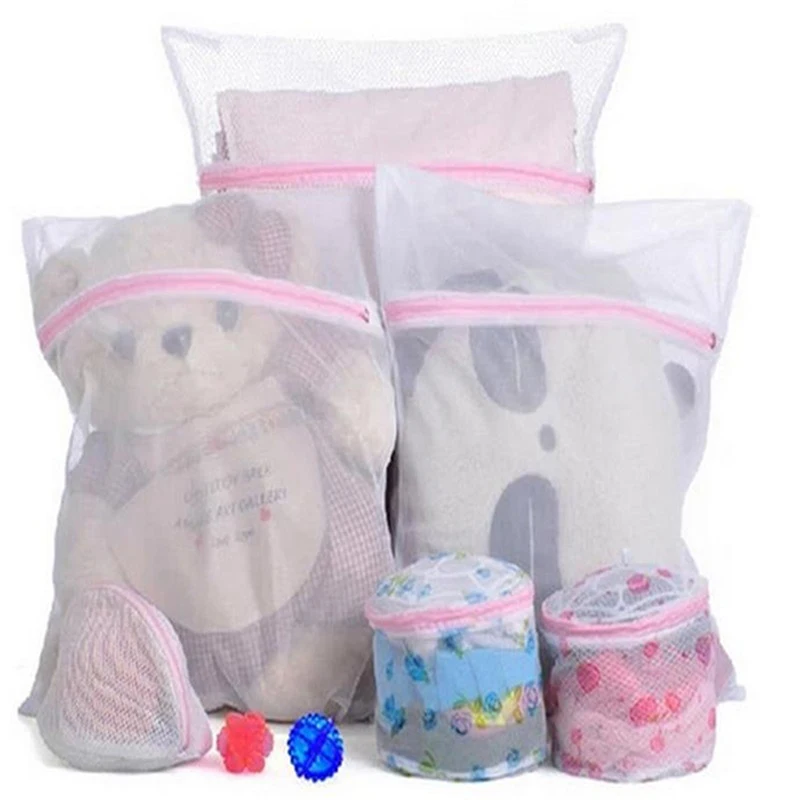Description Picture 3 of itemLaundry Wash Bags Foldable Zippered Mesh Delicates Lingerie Bra Sock Underwear Clothes Protection Net For Washing Machine 2024
