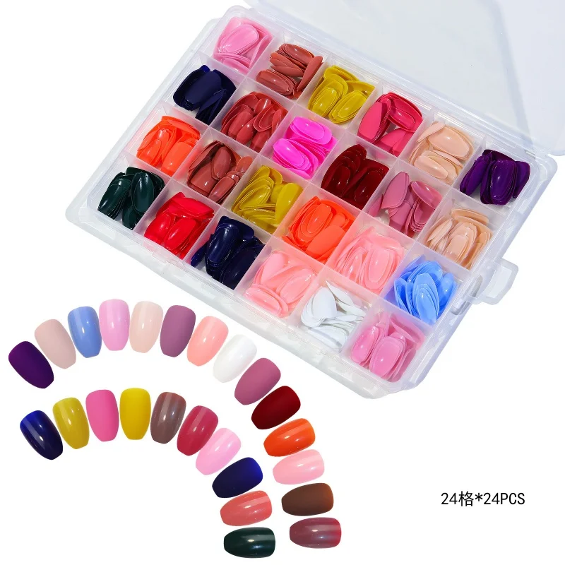 Acrylic Coffin Press On Nails Set Image 3