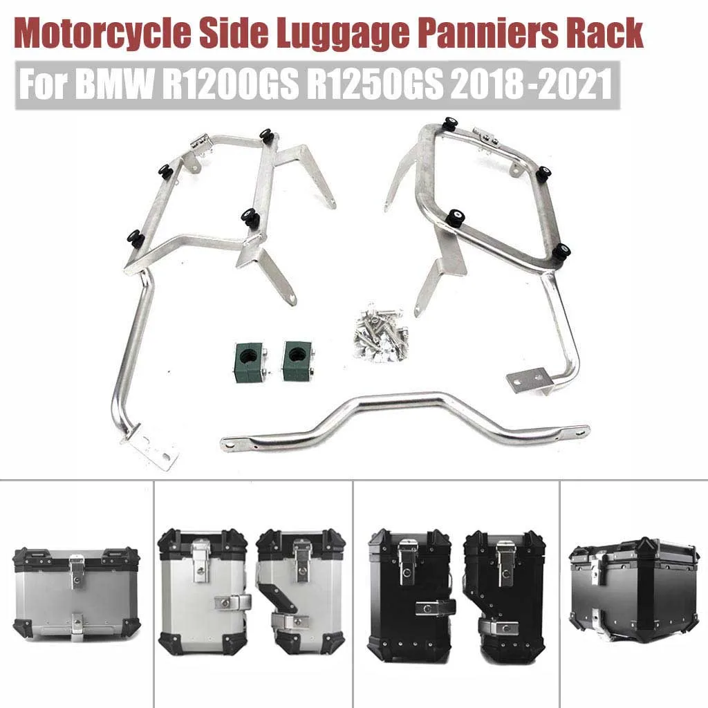 For BMW R1200GS R1250GS-Adventure Adv Motorcycle Side Saddlebag Luggage Box Case Trunk Panniers Bracket Mount Support