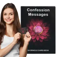 Fortune Telling Tarot Cards Confession Messages Oracle Cards Divination Tools Standard Tarot Decks for Board Game Fate 2