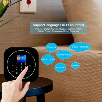 KERUI G12 Wireless Home Alarms System Wireless WiFi Home Security System with Door and Motion Sensor Smart Life App Control 1