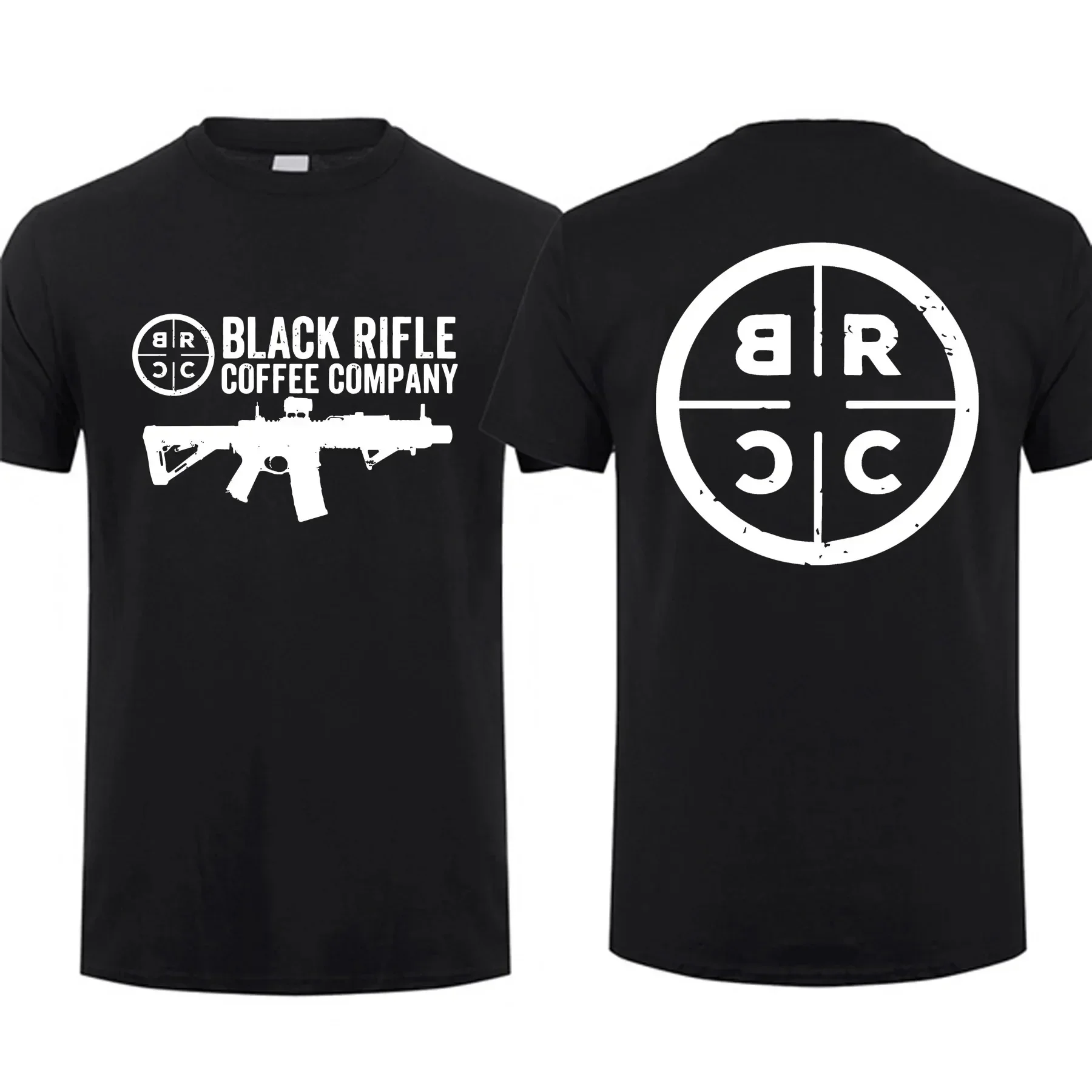 

2024 модная мужская футболка с изображением черной винтовки кофейной компании, дышащая футболка большого размера с изображением долларов для храбрых спортсменов