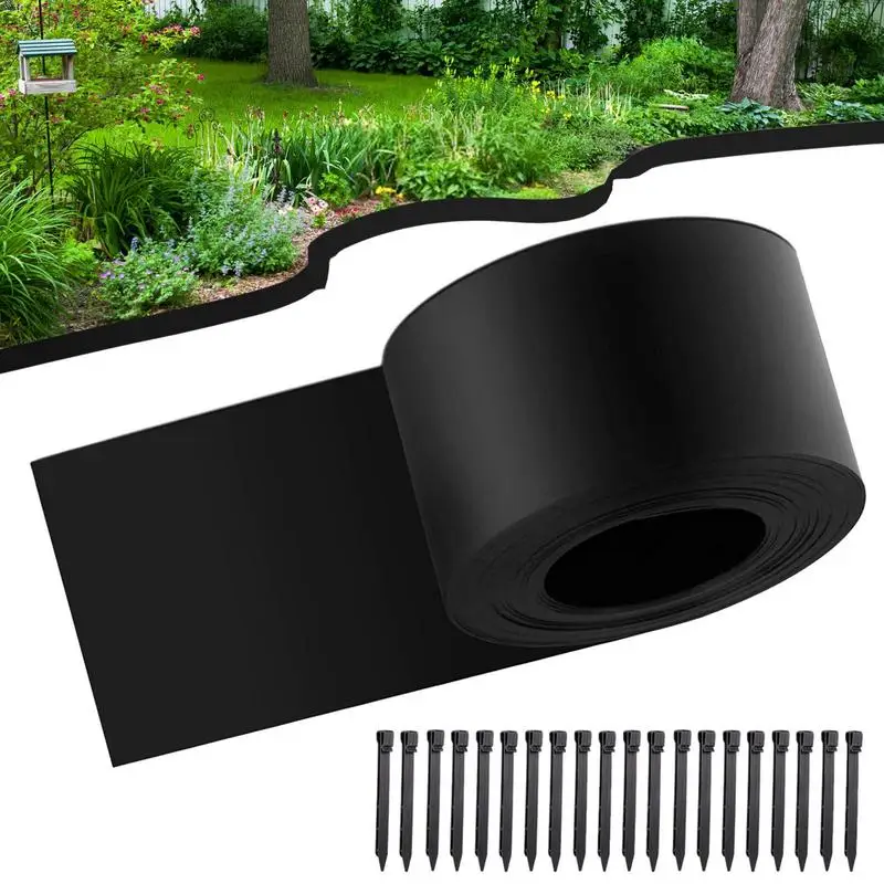 

Landscape Border Edging Wall Decorative Outdoor Landscape Fencing For Yard Garden With 20 Spikes For Terrace Planting Beds Lawn