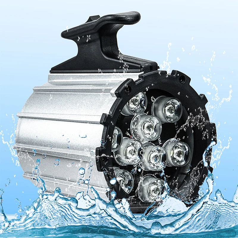 Garage Lights Workshop Lathe Industrial Lamp Waterproof Long Arm Oil dust-proof Fixed base 9W 110-220V garage lights