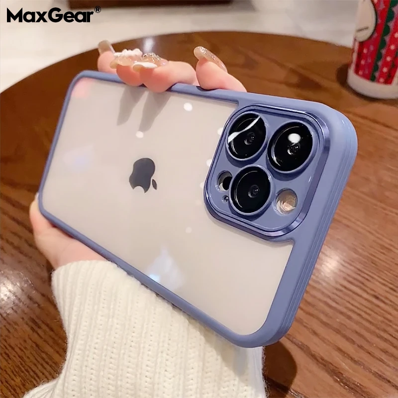 phone cases for iphone 11 Pro Max  Luxury Glass Camera Protection Cover for iPhone 12 13 11 Pro Max 13Pro Soft Silicone Shockproof Bumper Acrylic Hard Clear Case iphone 11 Pro Max clear case