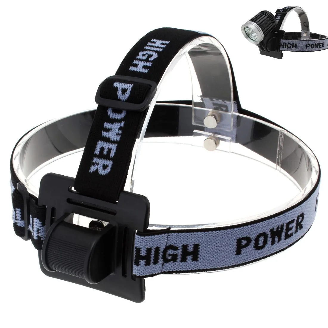 PortableLEDFlashlightsHeadlightBracketFlashlightHeadLampTorch