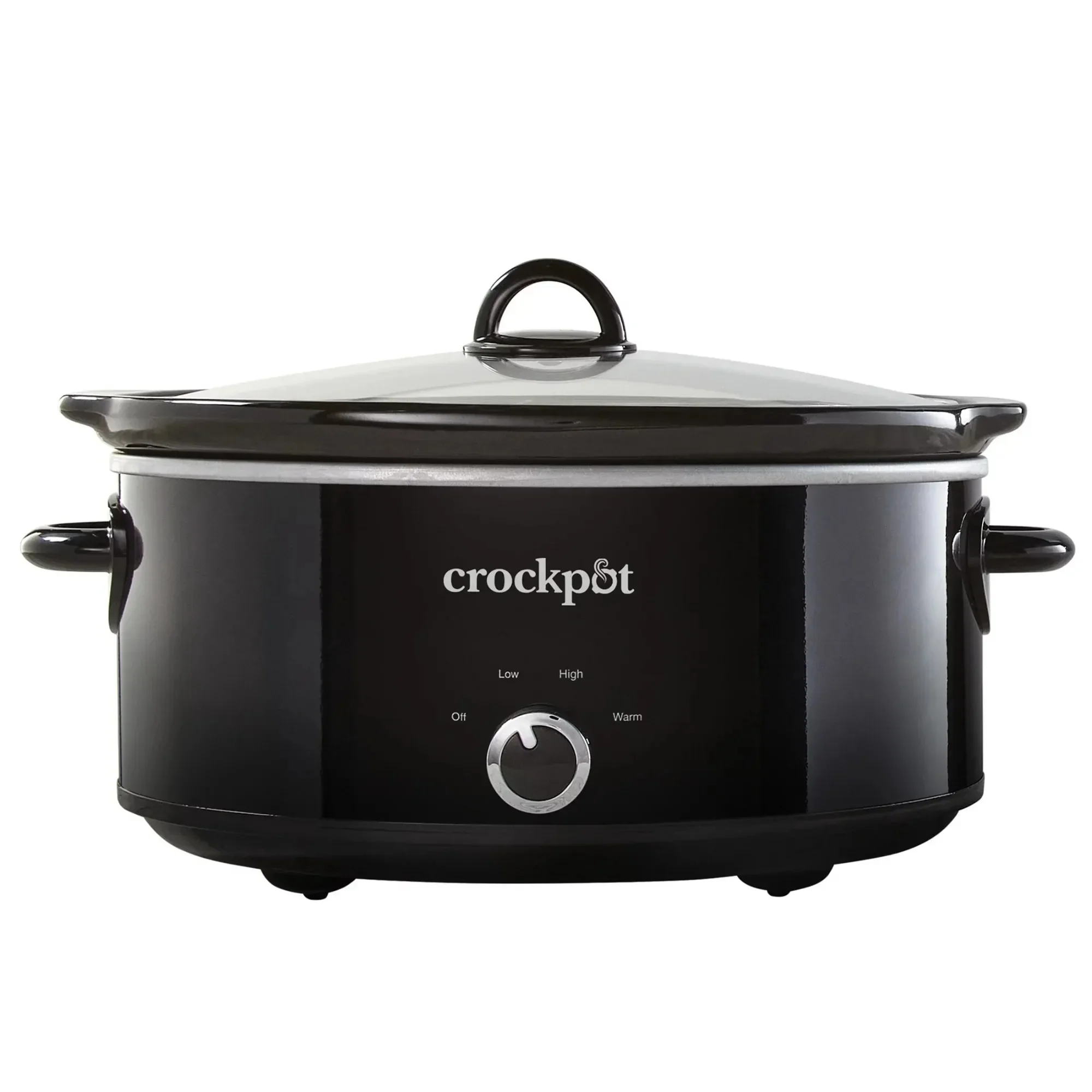 

7-Quart Manual Slow Cooker, Black Slow Cooker Crock Pot