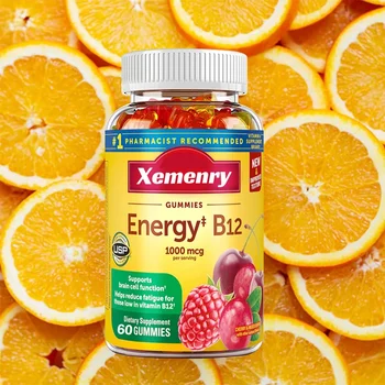 Vitamin B12 Gummies 1,000 Mcg - Supports Brain Cell Function and Reduces FatigueSupplements 1