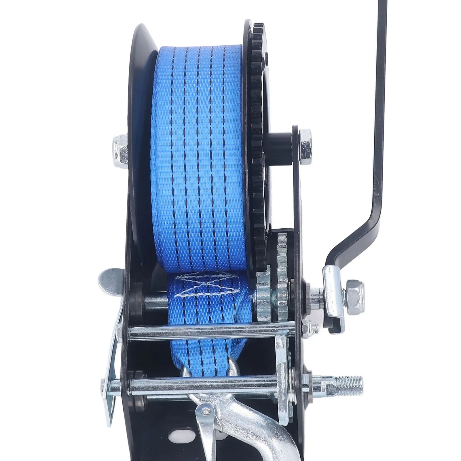 3200lbs Small Hand Winch Alloy Steel Strong Traction 2 Way Ratchet Anti Slip Handle Trailer Winch For Industry Hand