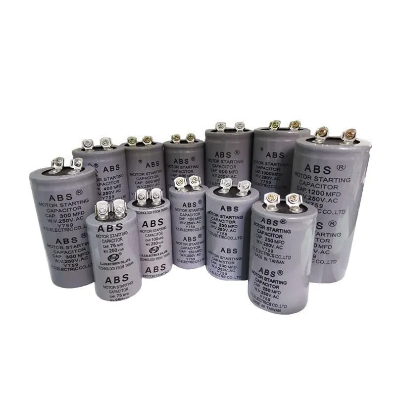 

AC250V 75MFD 75uF 150MFD 150uF 200MFD 200uF круглый стартовый конденсатор электродвигателя переменного тока