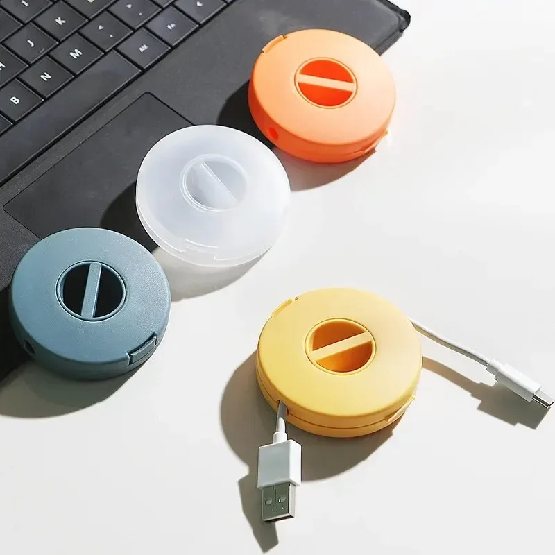 Rotatable Storage Box Data Cable Finishing Organizer For Home Dorm 1PC storage box,cable organizer,desk organizer,storage organizer