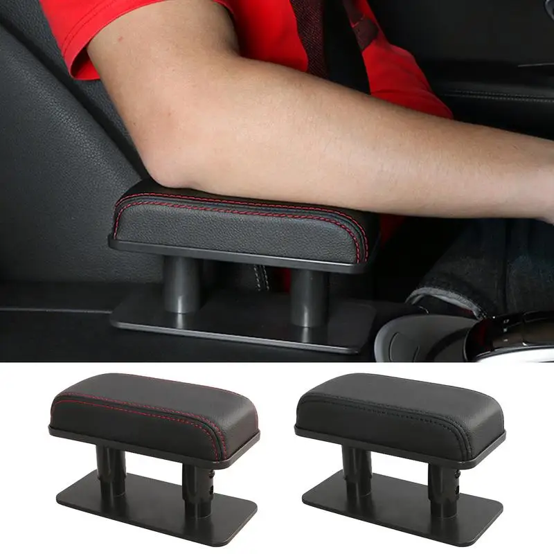 

Universal Car Elbow Rest Pad Soft Adjustable Car Armrests PU Leather Comfortable Anti Slip For Interior Accessories Elbow Pillow