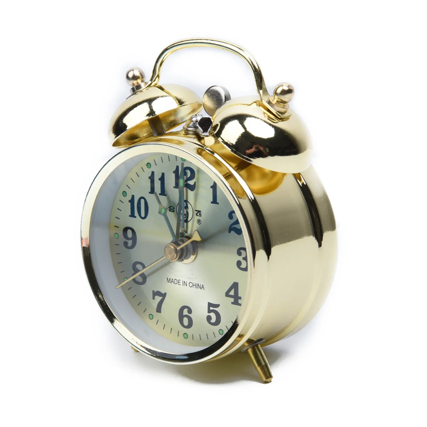 

Horseshoe Gold Alarm Clock Manual Wind Up Vintage Metal Clock Cute Vintage Metal Clock Cute Alarm Clock For Home