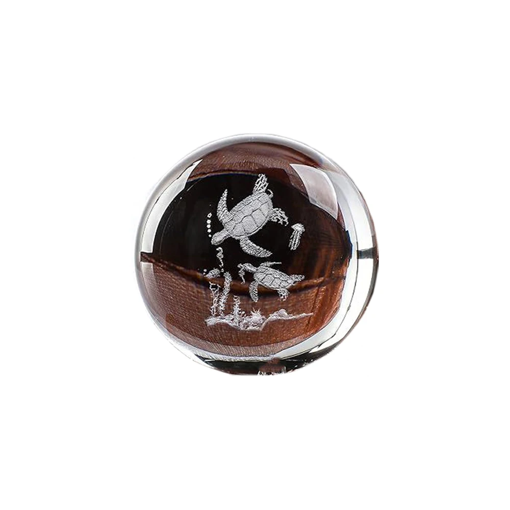 1pc Warm Light 3D Sea Turtle Crystal Ball Lamp Night Light Hippocampus Lamp Kid Friend Birthday Gift For Birthday Christmas