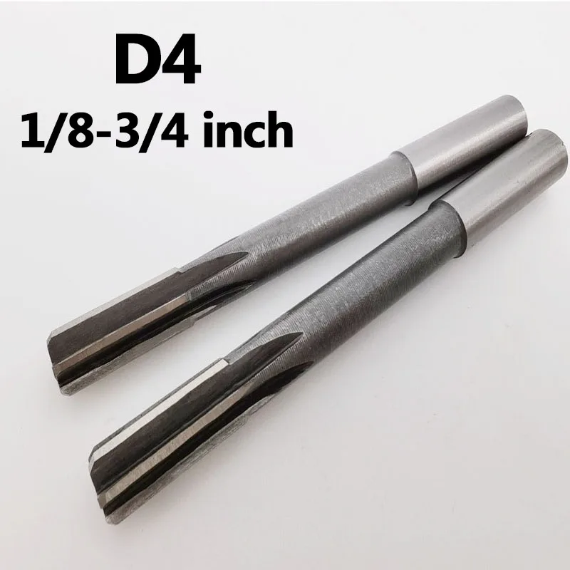 Alesatore Per Macchina Americana Hss Gambo Dritto D4 Vecchio Alesatore Standard 1/8 3/16 1/4 5/16 3/8 1/2 5/8 3/4