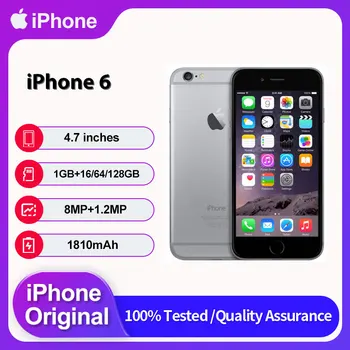 Original Apple iPhone 6  4G Fingerprint Unlocked Used IOS 8 4.7" 16/64/128GB ROM 1810mAh Cellphone 8MP Smartphone