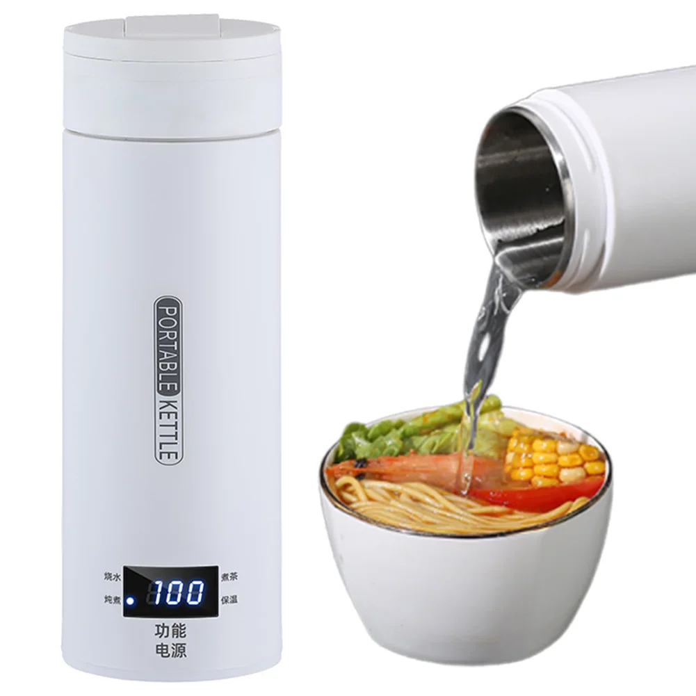 500ML Portable Electric Kettle with LCD Display 4 Temperature Settings Small Travel Electric Kettle Mini Hot Water Boiler