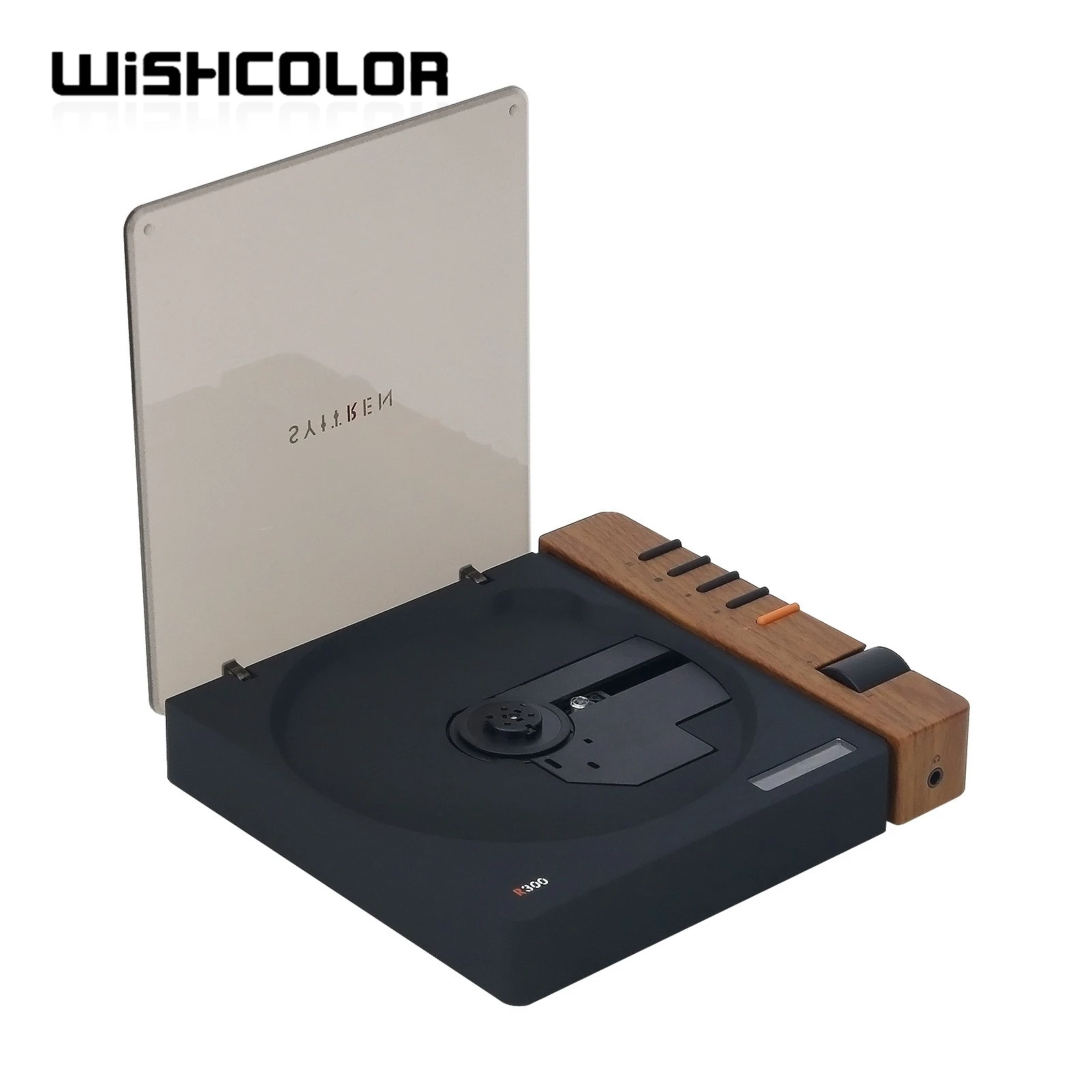Wishcolor Syitren R300 木製ブラックバージョン CD プレーヤー高品質