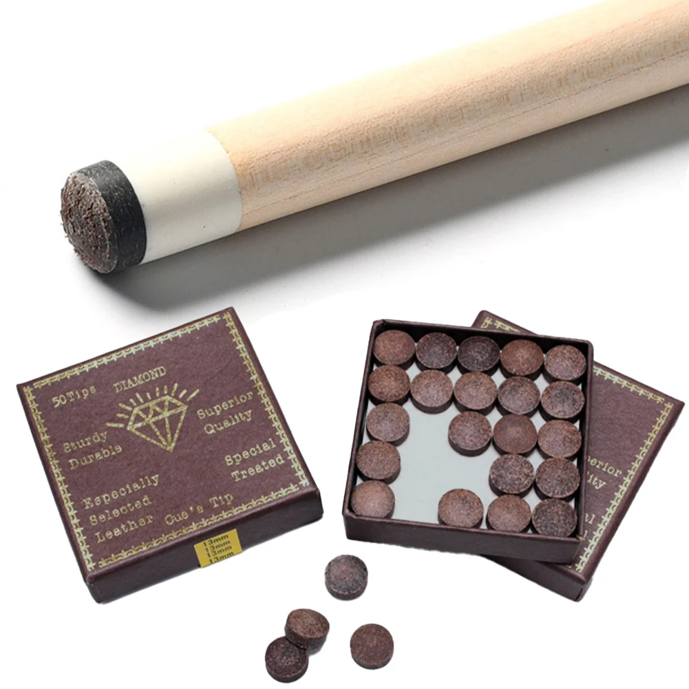 Cue Tips Replacement Pool Billiard Cue Tips Compact Portable Replaceable Practical Long Lasting Sufficient Length for Billiard