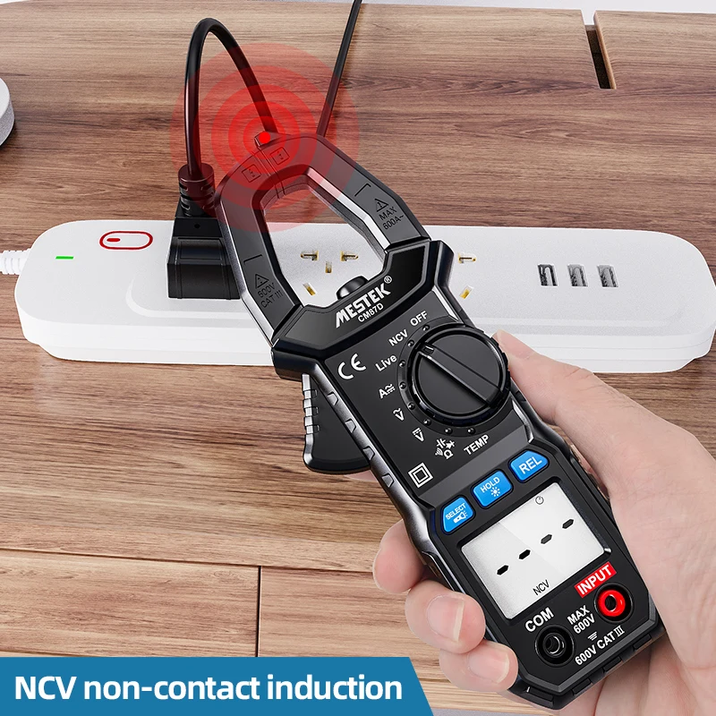 

CM87D Digital Clamp Meter High Precision DC AC Ammeter Multimeter Car Repair Current Volt Temp Capacitor Ohm Hz Tester DC Clamp