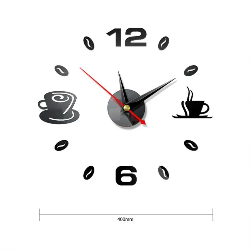 Wall Clock Wall Clock Sticker Diy Wall Clock Frameless Modern 3D Wall Clock Mirror Sticker For Home Office Hotel Restaurant School Decoration