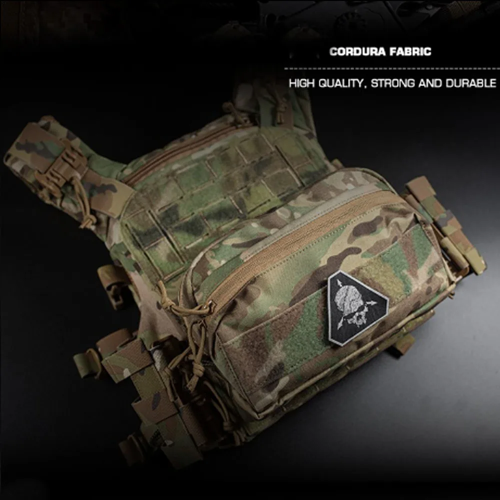 

Tactical CCS GP Pouch SS Style MOLLE Mounting System Double Zipper Utility Storage Bag For MKV Chassis Placard Hunting Vest