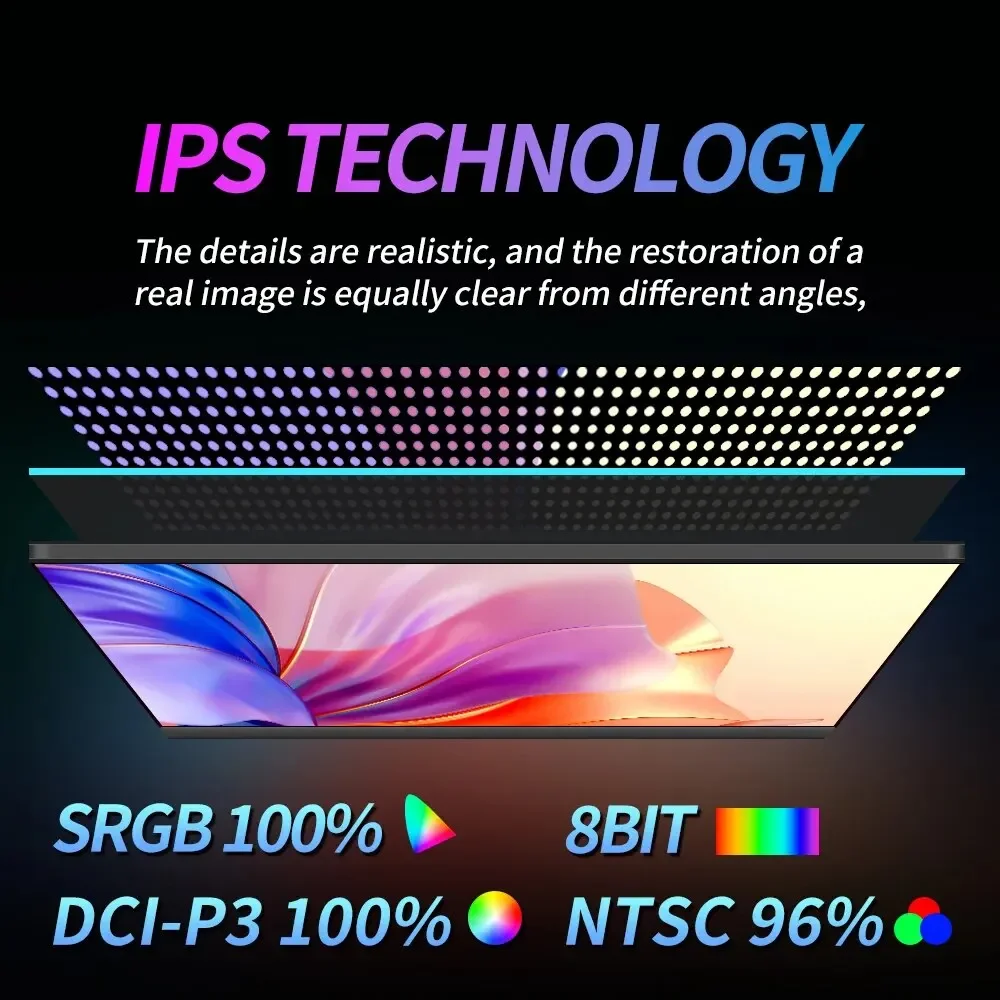 MUCAl 15.6 ġ ġ ޴ , 4K  ÷ ȭ, UHD 3840*2160, Ʈ ȭ ġ PS4 PS5 XboX ƺϿ