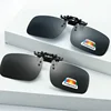 Polarized Clip Sunglasses 2Pcs Set Myopia Glasses Clip Driver Fishing Night Vision Myopia Clipon Sun Shading Eyeglasses 2