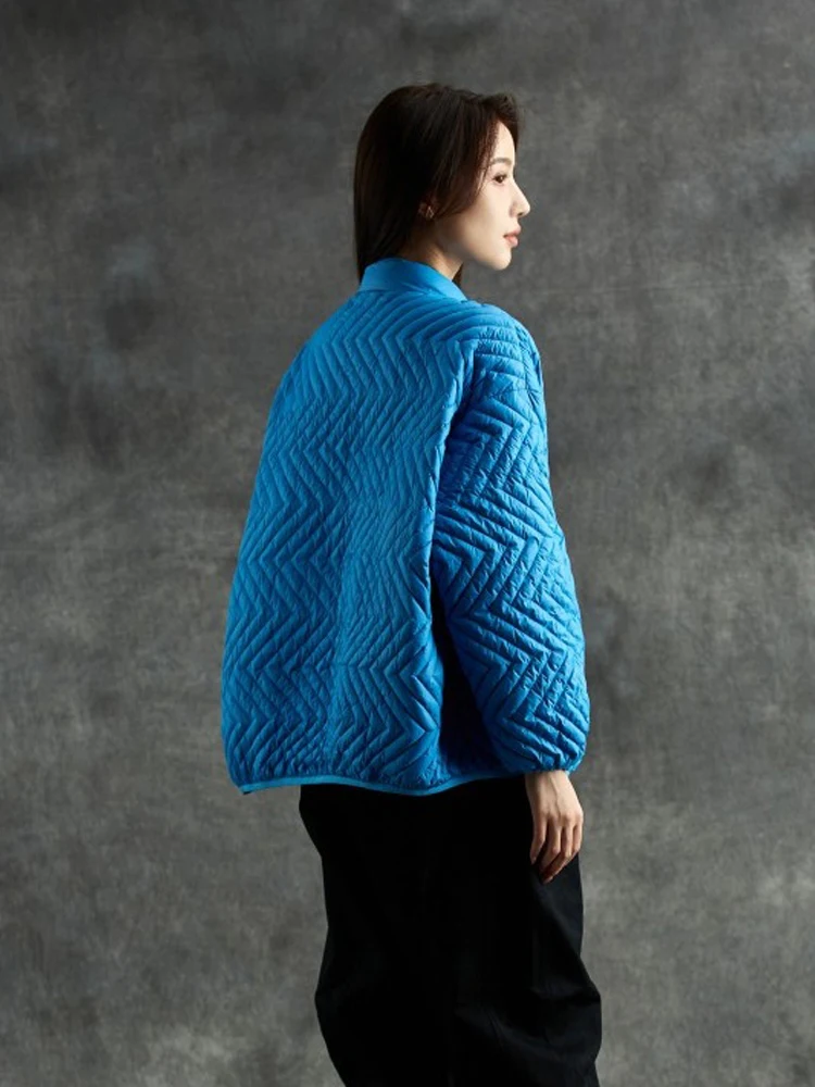 Streetwear Batwing sleeve down jacket Women's 2023 Autumn winter Oversized Ultra Light puffer coat warm Solid color INKEO 3O071