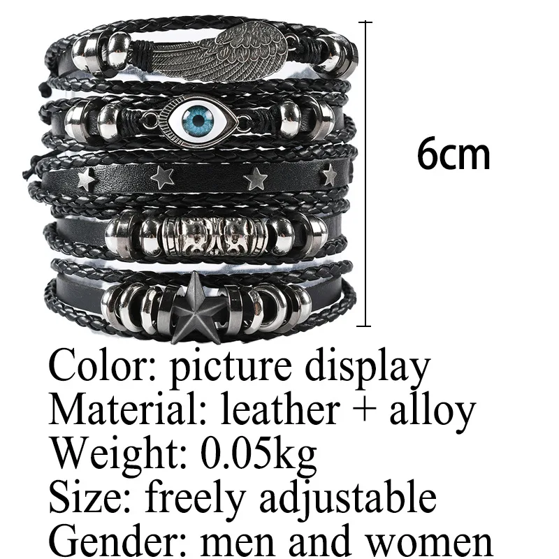Close-up of bracelet materials