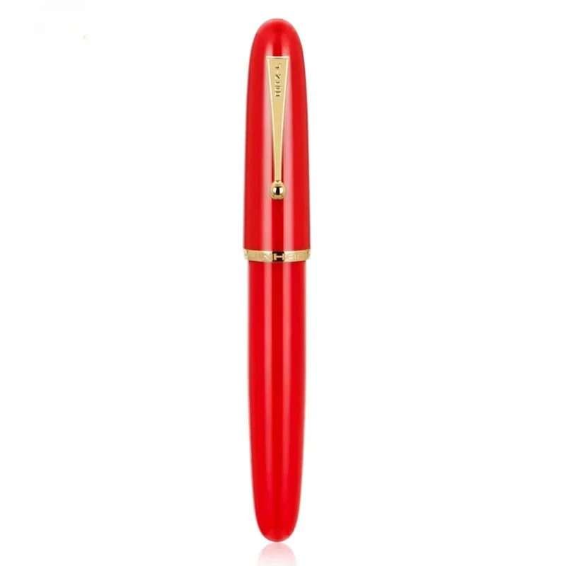 Luxury Ivory Resin Fountain Pen with Large Converter and Elegant Design