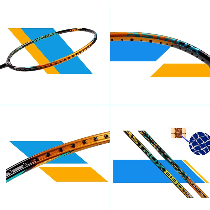 Yonex Badminton Racket Astrox 88D/88S Pro Blue Gold badminton racket