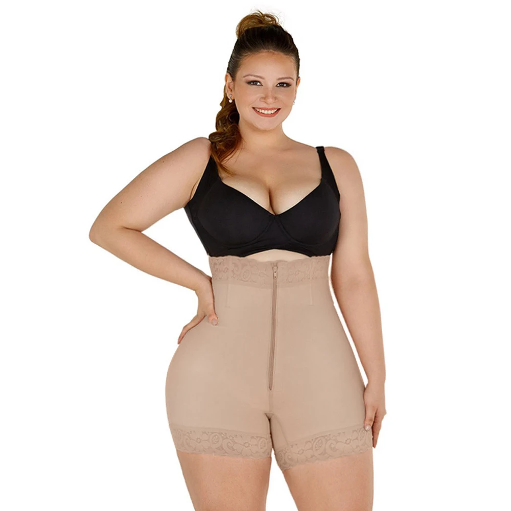 Booty Shaper Short High Waist Large Size For Gaine Amincissante Femme Tummy Control Thigh Slimming Technology Underwear Corsets